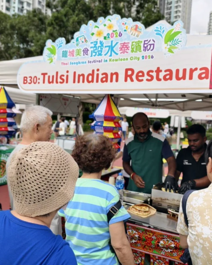 Thai Songkran festival - Tulsi catering event in Hong Kong